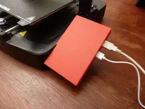 Ender-3 V3 KE - Screen Cover No. 2 with Space for USB-Socket