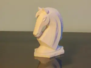 Detailed Horse Head Bust Statue