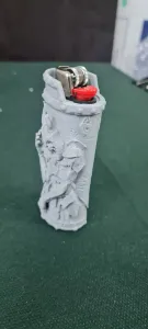 Case for lighter BIC J6 Draugr style Skyrim