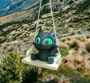 Toothless on a Swing ( Support Free )