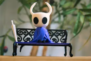 The Knight Sitting - Hollow Knight