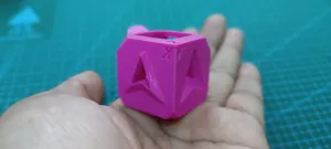 Test Cube with Creality Logo