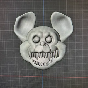 Psycho Mouse Head