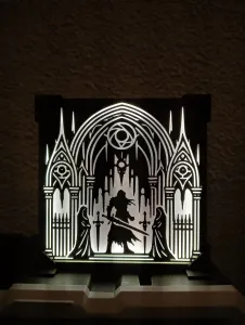 Blood Omen Based Lamp With Easy Solution To Change Front !