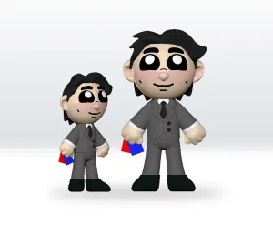 Squid game 2 The Salesman STL 3D Character