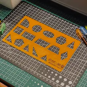 Geometric Shapes - Drawing Stencil/Template