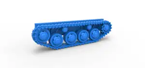 Track for Vintage Monster tank Version 3 Scale 1:25