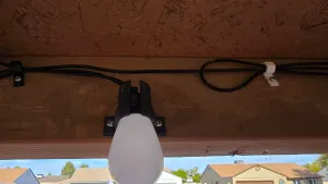 Snap in light bracket
