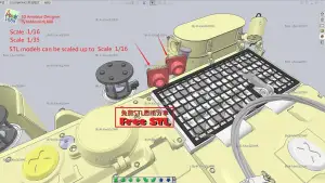 Tiger tank Early for filter connecting pipe-3.(STL-16-35)