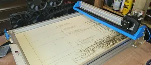 Energy chain channels for Bachinmaker 4050 lasercutter mod.