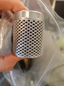 Threaded Lid Spool Storage Dessicant Container