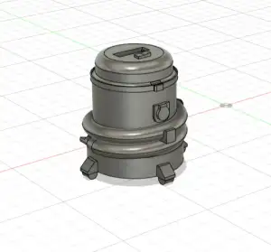 1/18 Aspirateur style Shop vac / Shop vac style vacuum clean