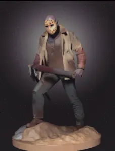 Jason Voorhees figurine 3d digital download