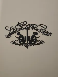 décoration porte toilettes