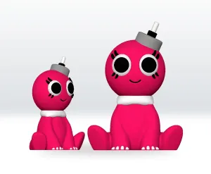 Dandy Bobette STL file 3D Model Dandys World STL 3D Fanart