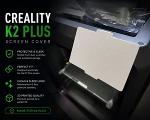 Creality K2 Plus Screen Protection Cover