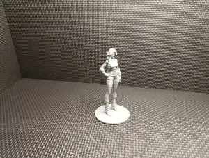 Female Figurine - High Heels, Braid & Shorts