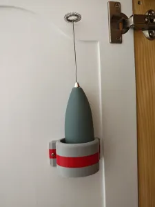 Milk frother holder