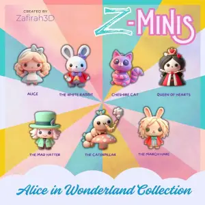 Z-Minis Alice in Wonderland Collection