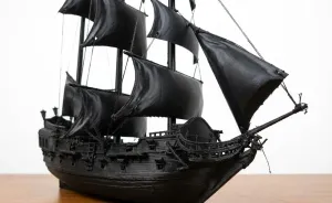 Black Pearl Inspired Pirate Ship – Display Model