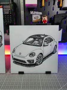 Volkswagen Beetle 2018 - Hueforge - 3 Colors