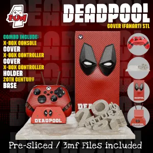 X-BOX DeadPool - Controller Cover / Controller Holder / Cons