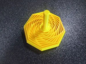 Octagonal fractal Fidget with Handle