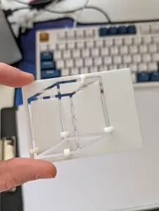 Precision Cube Drawing Grid Template