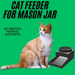 Cat Feeder for Mason Jar