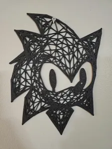 Sonic Head - Geometric Wall Hanger