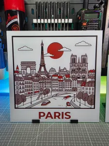 Paris - Hueforge - 4 Colors