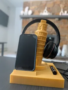 LEANING TOWER OF PISA HEAPHONE HOLDER