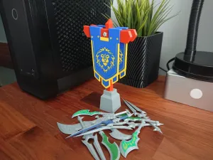 Modern WoW Alliance Battleground Banner
