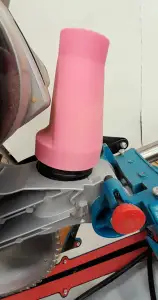 Adapter for miter saw dust port