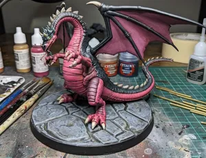 Bryagh the Evil Dragon from The Flight of Dragons