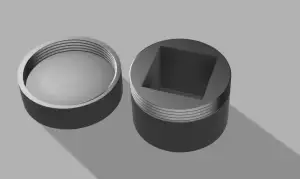 Pool cue chalk holder/support