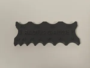 Radius Gauge Card (R3 to R15) | Measuring Tool