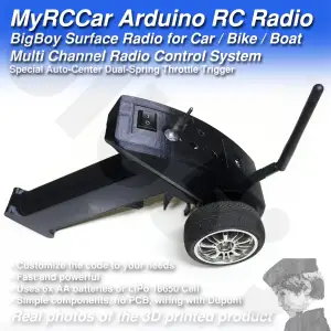 MyRCCar Arduino Surface Radio for RC Car / Bike / Boat
