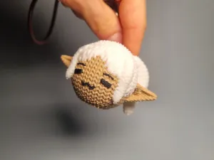 Knitted Frieren Keychain