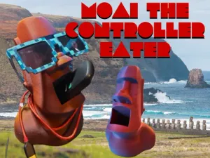 Moai the Controller Eater (Easter Island) aka Remote Holder