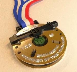 Winner of Top 10 Designers of the Year 2024 medal