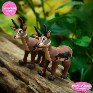 PRINT IN PLACE CUTE FLEXI ANTELOPE