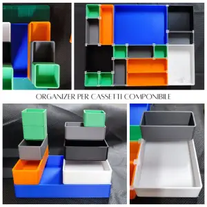 Organizer da cassetto componibile
