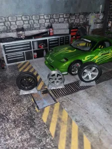1/24 PRESENTOIR A ROUE SIMPLE / SINGLE WHEEL STAND
