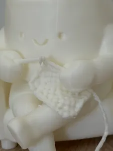 Pequeña maceta linda - Tejido