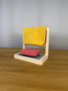Kitchen Rag + Sponge Holder