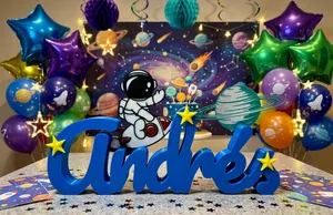 👨‍🚀 Andrés Space Explorer - Multi-Color 3D Nameplate