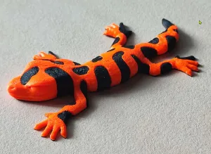 Leopard Gecko Magnet - dual color single extruder