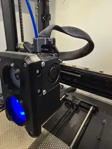Carcaça Ender 3 V3 SE - Dual fan 4010 + fan 4010 frontal