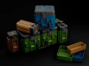 Rugged Modular Tool Box | Interlocking Camping Organizer